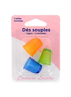 3 dés à coudre souples