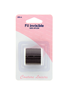 Bobine de fil invisible fumé 200 m