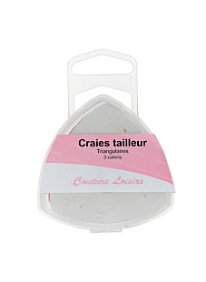 Craies tailleur triangulaires 3 couleurs