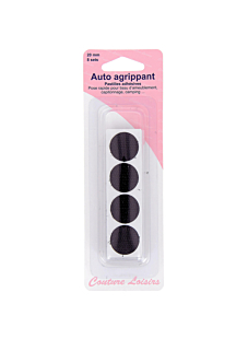 Pastilles adhésives noires 20 mm x 8 mm