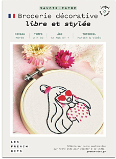 Broderie multi-points, Libre et stylée