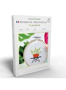 Broderie multi-points, Alocasia