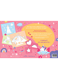 Mon coffret licorne à colorier
