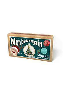 Mini kit au point de croix Mon beau sapin