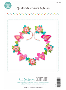 Kit guirlande et fleurs à coudre