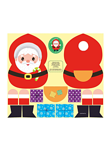 Kit Doudou Père Noël à coudre