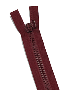 Scheidbare sluiting bordeaux, 60 cm