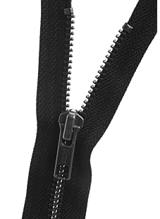 Scheidbare zwarte sluiting, 40 cm