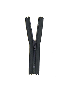 Fermeture nylon non séparable gris acier, 50 cm