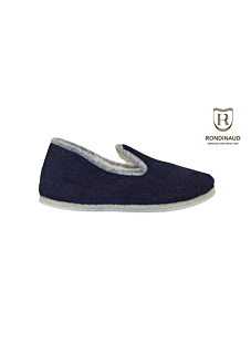 Charentaise marine bordure grise - Mixte