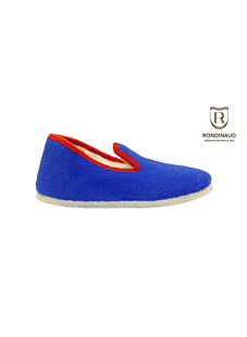 Charentaise bleu roi bordure rouge - Homme