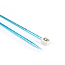 Rechte breinaalden in gekleurd aluminium, 4.5 mm - 40 cm