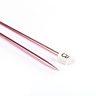 Rechte breinaalden in gekleurd aluminium, 5 mm - 40 cm