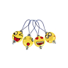 Set van 12 Smileys markeerringen, 4 cm