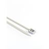 Rechte breinaalden in grijs aluminium, 4 mm - 50 cm