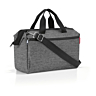 Multifunctionele tas in chiné grijs, 39 x 26 cm