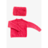 Nr. 1019 - 1020 Snood bouclette - Trui meet grote centrale kabel in PDF-formaat