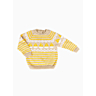 M2608 Raglan trui met bootjesjacquard op pdf fiche