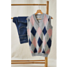 M6501 Inés-tanktop met ruitjesmotief in pdf-bestand