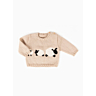 M2682 Jacquard baby-trui schaapjes op print fiche