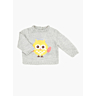 M2973 Pull jacquard oiseau Clotilde en impression papier