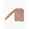 M6040 Jersey trui met ronde hals en ingezette mouwen