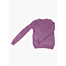M6042 Jersey trui met ronde hals en ingezette mouwen