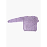 M6043 Jersey trui met ronde hals rechte mouwen