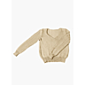 M6048 Jersey trui met V-hals en ingezette mouwen