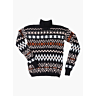 M6068 Jacquardtrui met geometrische motieven in papieren print