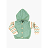 M6180 Capuchonvest met jacquardmouwen Edouard op print fiche