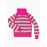M6220 Trui in fantasiesteek met opstaande col op print fiche