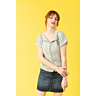 M6286 Mouwloos vest Barbara  op print fiche