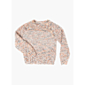 M6303 Bouclé raglantrui met knopen op print fiche