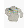 M6333 Jacquard trui met truckerhals en rits op print fiche
