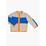 M6338 Driekleurig vest met ritssluiting