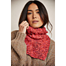 M6380 Faux Mariane kraag in papierprint