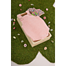 M6438 Satijn foam steek bloomer in papier print