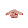 M6639 Gilet jacquard rennes tendre en impression papier