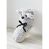 M3798 Chaussons peluche gris Cat 15/16 - à télécharger