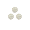 Set van 3 roze knopen Ø 25 mm Ecru