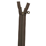 Scheidbare sluiting in bruine, 65 cm