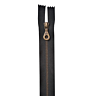 Niet-scheidbare sluiting zwart, 22 cm