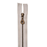 Niet-scheidbare sluiting beige - 22 cm