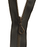 Scheidbare sluiting in kaki/brons, 45 cm