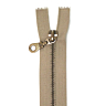 Bruine scheidbare sluiting - 25 cm