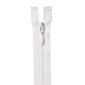 Fermeture séparable fine blanc 40 cm